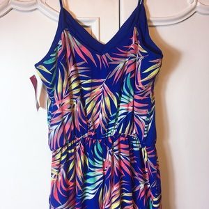 TROPICAL PANTS ROMPER